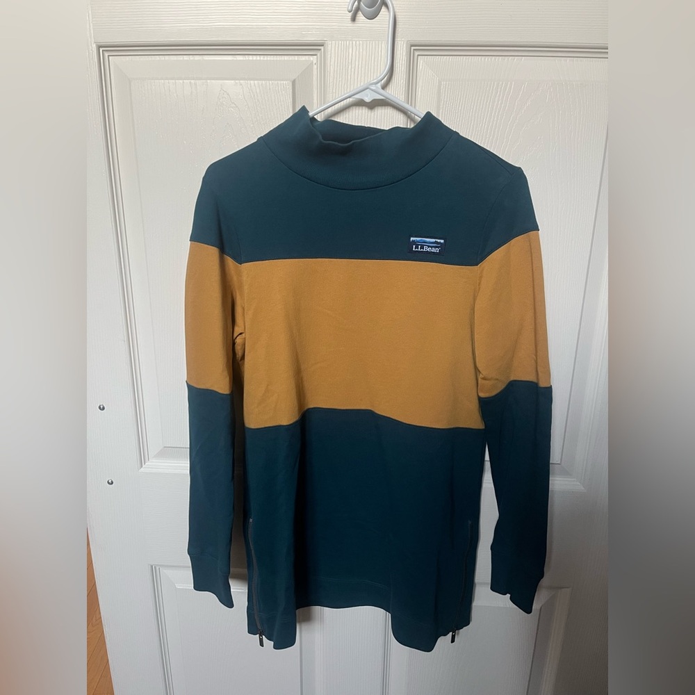 LL Bean Tunic Mockneck